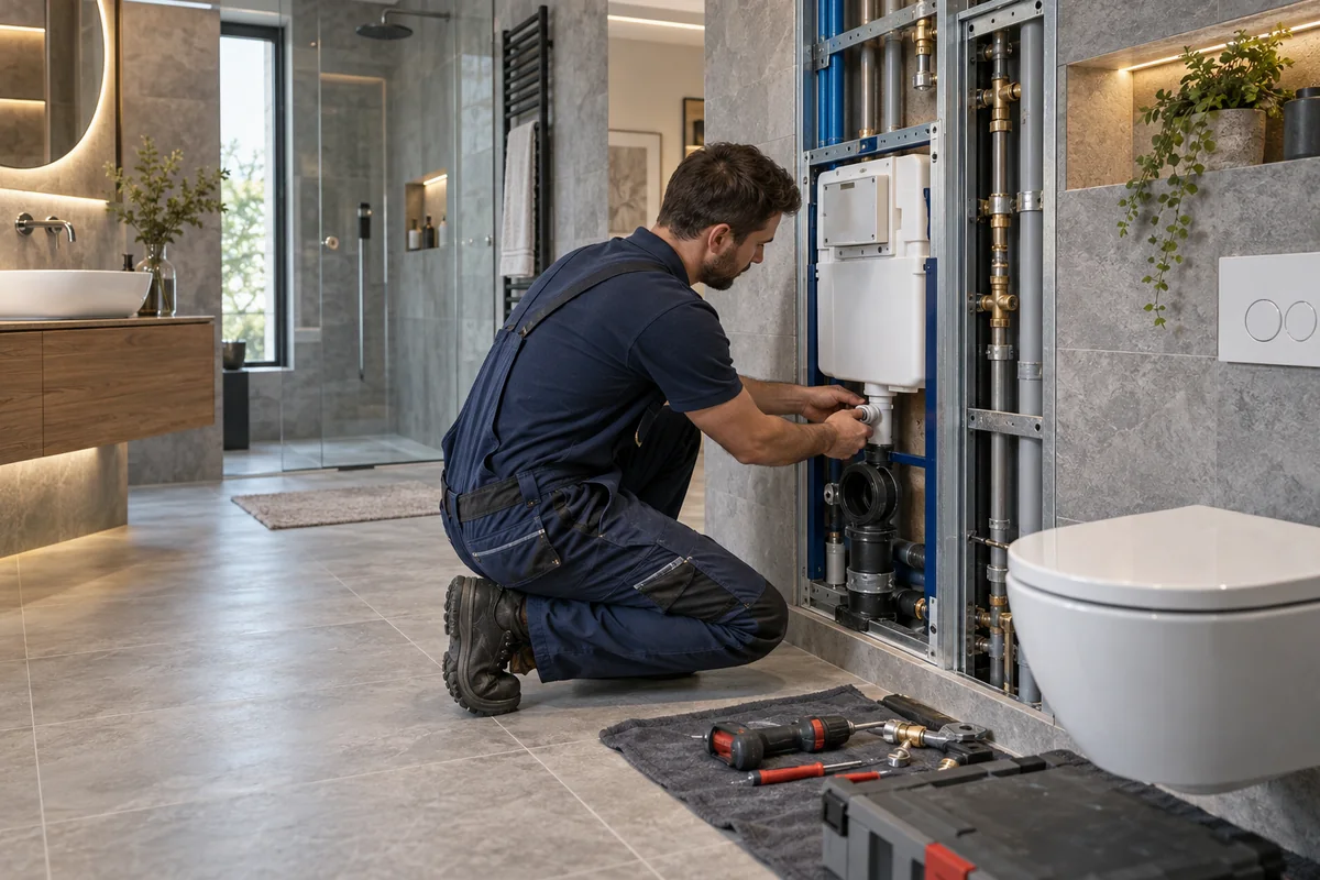 New plumbing installation